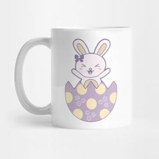 Happy Easter Bunny Inside A Broken Easter Egg Mug